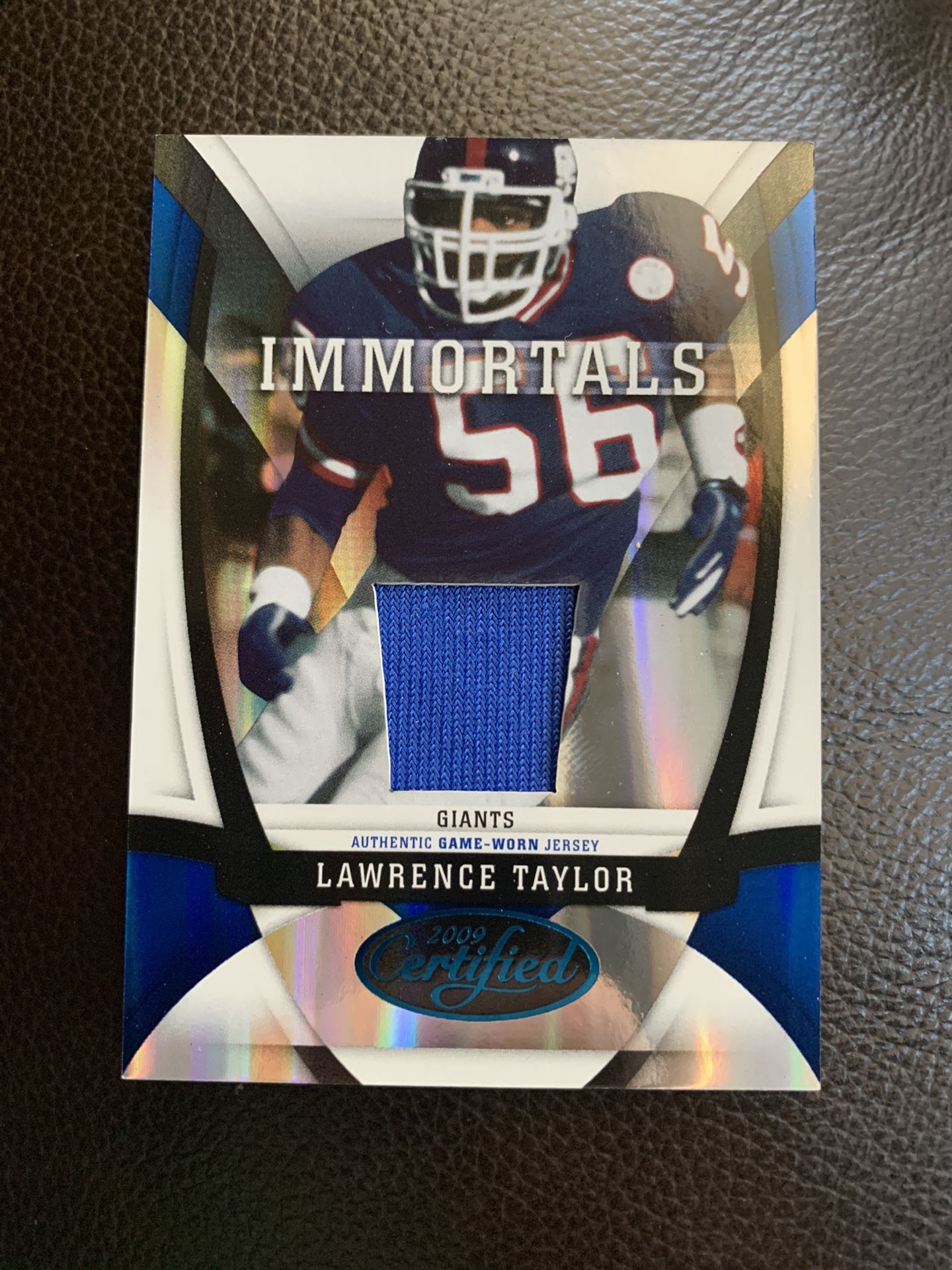 Lawrence Taylor Game worn Jersey #d 1/50!