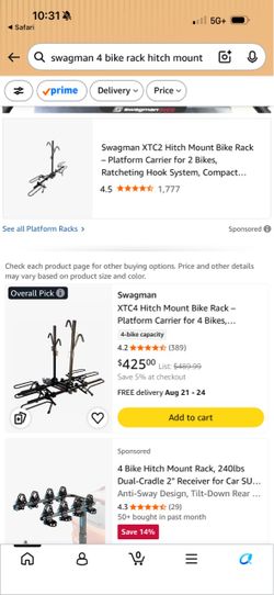 Swagman Bike Carrier