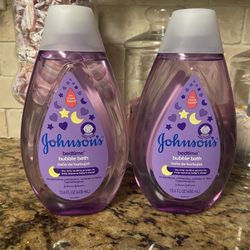 Set of 2 Johnson’s baby BEDTIME bubble bath•13.6oz•all for $9