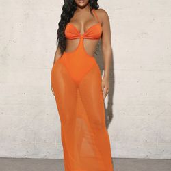 Orange Summer dress 