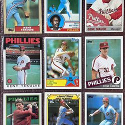 Vintage Philadelphia Phillies 27 Card Lot