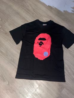 Bape M red n black
