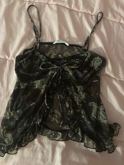 Small Dark Green Top