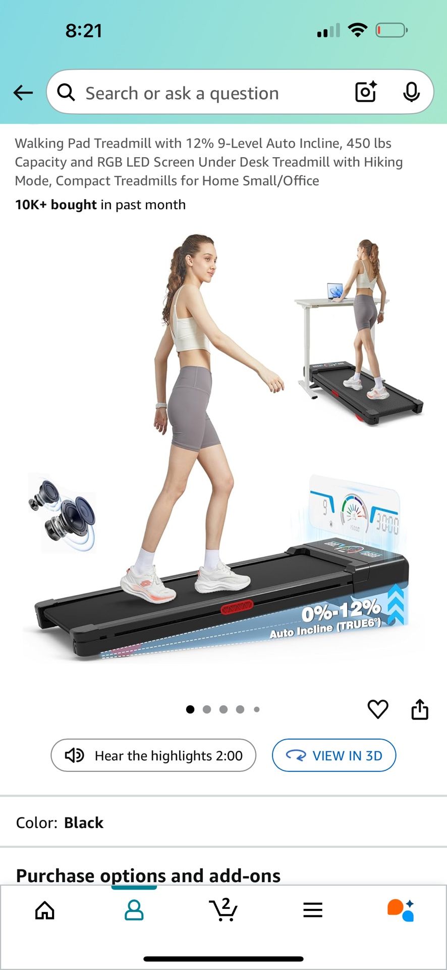 Walking Pad With Incline