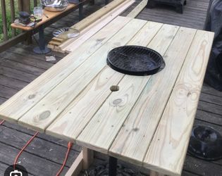 KBbq / Bbq Table With Grill
