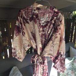 New satin sister of bride Robe