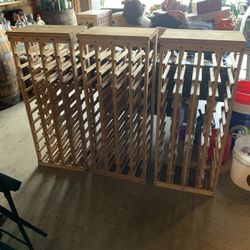 Wood Wine Racks - 2 Left