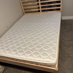IKEA Bed Frame And Mattress (full)