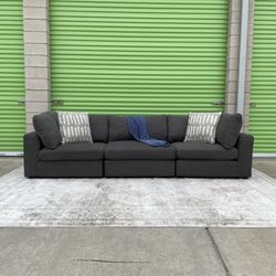 *Free Delivery* Gray Cloud Modular Couch Sofa 
