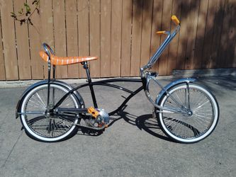 Lowrider bicycle ( orange and black)
