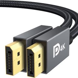 VESA Certified DisplayPort Cable, iVANKY 6.6ft DP Cable 1.2, [4K@60Hz, 2K@165Hz, 2K@144Hz], High Speed Gold-Plated Display Port to Display Port Cable,