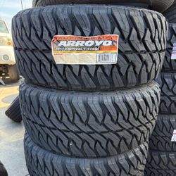 Lt33x12.50r20 Arroyo MT New Tires Installed And Balanced Included 