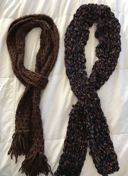 Crotchet Scarves - handmade