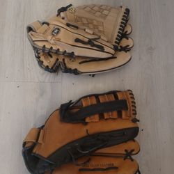 SOFTBALL GLOVE LEATHER RHT 13.5" & 14"