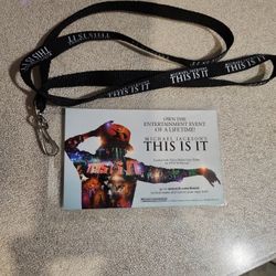 Michael Jackson's "This Is It" concert badge