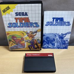 Sega Master System Time Soldiers Video Game Complete