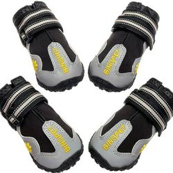 BINGPET Dog Boots Waterproof Shoes for Medium to Large Dogs

Size 5