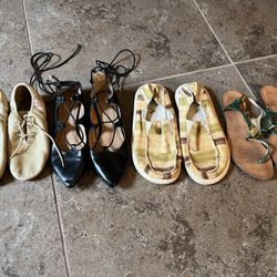 Lot of 4 pairs of shoes, size 6