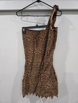 Halloween Flinstones Cheetah Dress