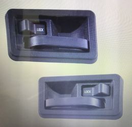 98 Jeep Wrangler interior door handles left and right