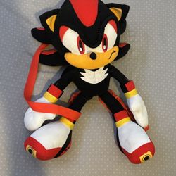 Sonic shadow plush backpack