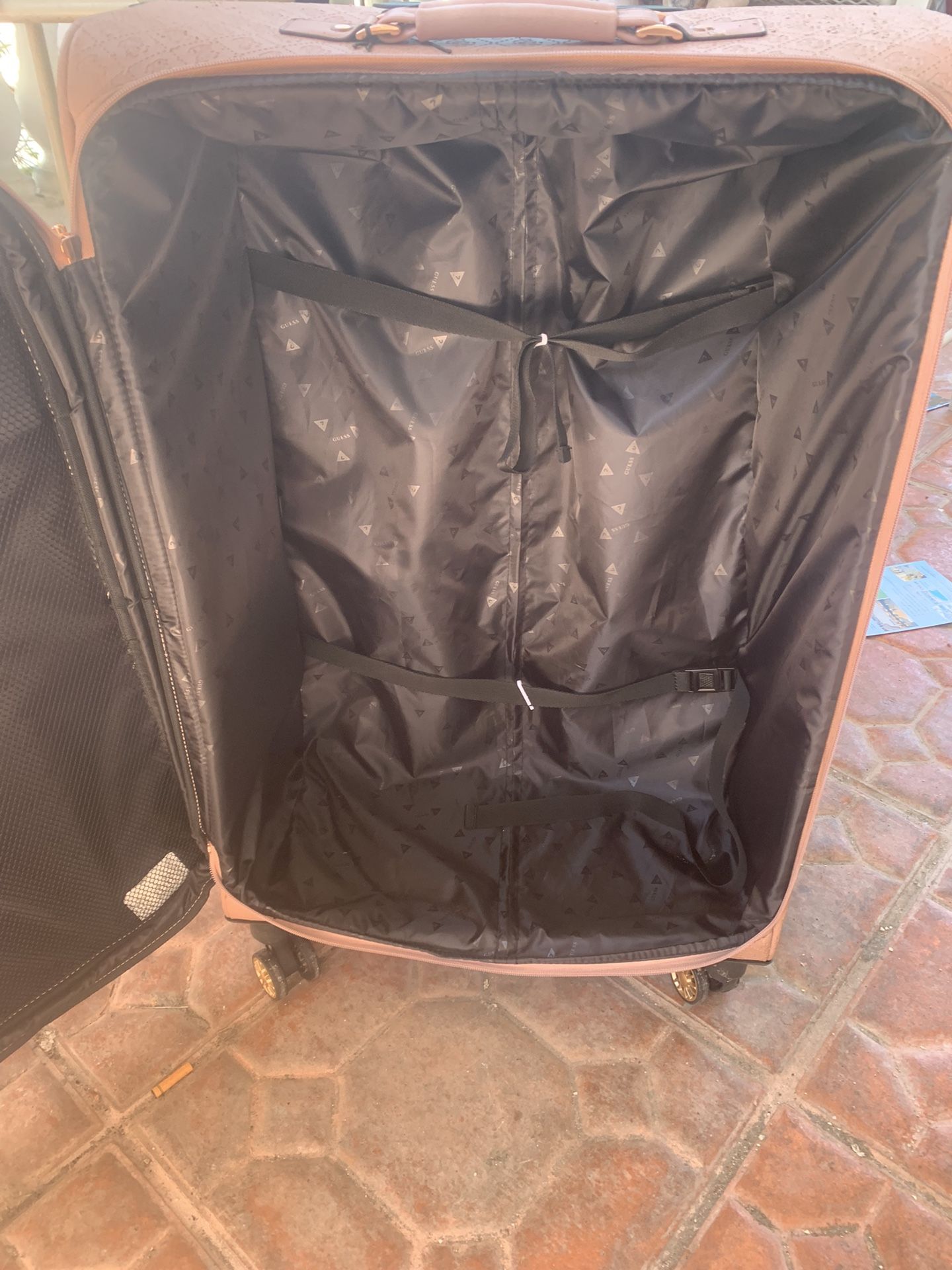 GUESS Pink Luggage 28”