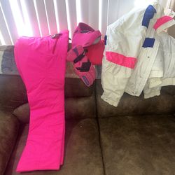 Mens Ski pants, Jacket, Gloves,