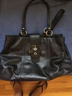 Coach leather purse