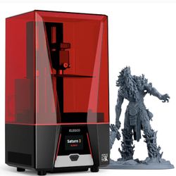 ELEGOO Saturn 3 3D Printer PLUS Mercury 3.0 Washing & Curing Machine-NEW-Includes accessories in photos. See deta. 