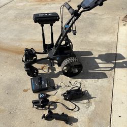 New out of box electric walking golf cart