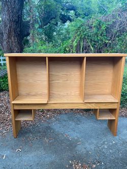 Wooden bookcase queen size 69"1/2 headboard