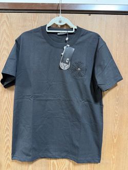 Chrome heart T-shirt, black, S/M/L/XL/2XL, new