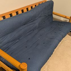 Futon - Solid Wood, Heavy and Sturdy