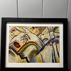 Wassily Kandinsky “Composition IV” Abstract Print – Large Framed (3.3 ft x 2.1 ft)