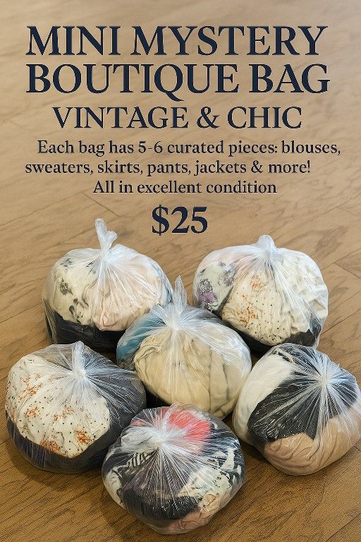 Mini Mystery Boutique Bag – Vintage & Chic – $25