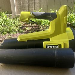RYOBI ONE+ 18V 100 MPH 350 CFM Cordless Battery Variable-Speed Jet Fan Leaf Blower (Tool Only)
