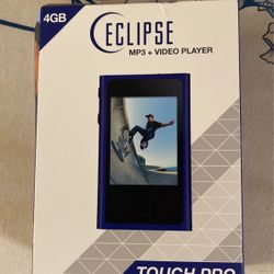 Eclipse MP3+ Video Player, 4 Fb, Touch Pro, Nib