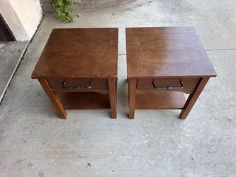 Coffee end tables - real wood