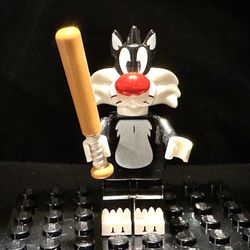 Lego Custom Sylvester The Cat Minifigure