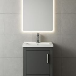 Bathroom vanity 18”