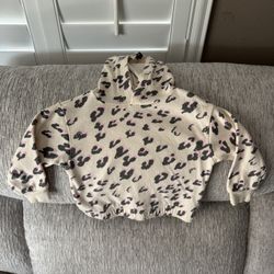 Toddler Leopard Grayson Mini Collection Hoodie Size 2T