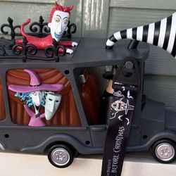 Disney Parks Halloween 2023 Nightmare before Christmas Majors Car Light Up Popcorn Bucket $60