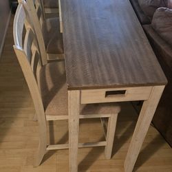 Bar Table With Stools