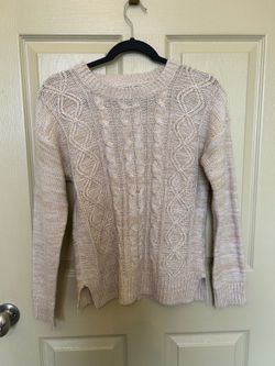 Beige knit sweater