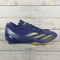 Adidas Adizero Electric SM Purple Gold Football Cleats JH8635 Size 16 NWOB