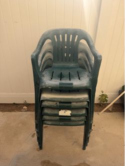 Plastic chairs