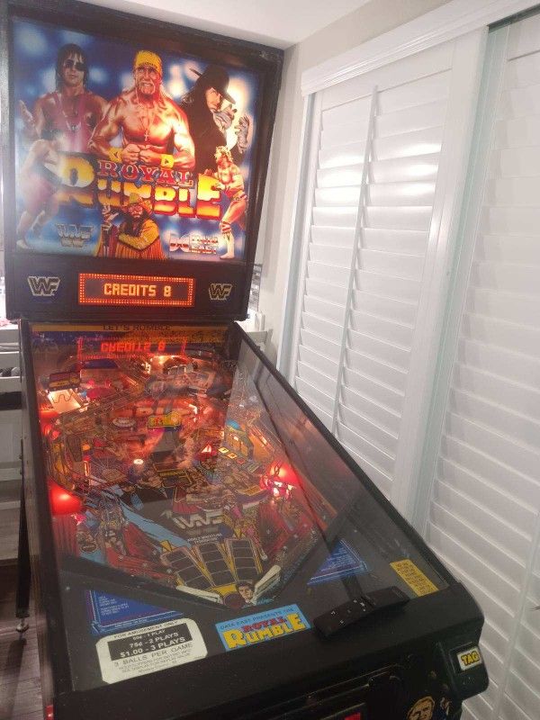 WWF Royal Rumble Pinball Machine