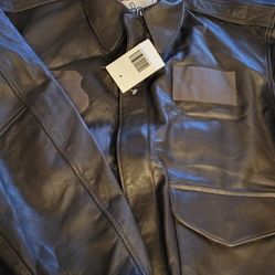 Amazing New Leather Pilot Jacket