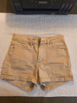 Old Navy O.G. High-Rise Khakii Denim Shorts - Woman's Size 2 ($15)