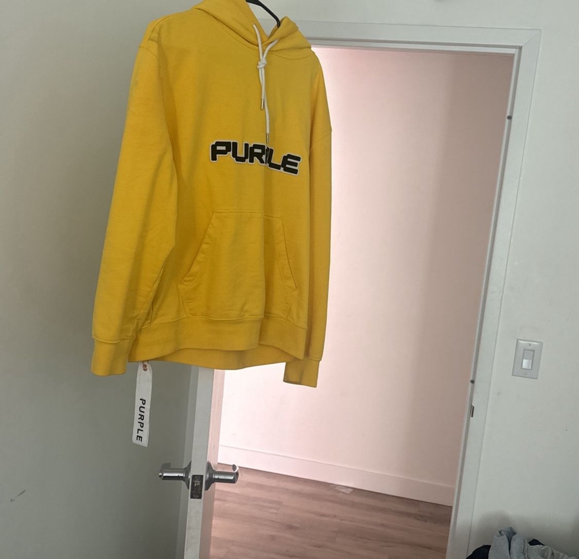 Yellow Purple Brand Hoodie